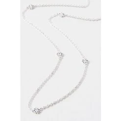Oliver Bonas Silver Tone Aurora Mini Flower Casting Detail Chain Necklace -Oliver Bonas Shop unnamed file 1590