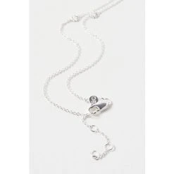 Oliver Bonas Silver Tone Aurora Mini Flower Casting Detail Chain Necklace -Oliver Bonas Shop unnamed file 1591