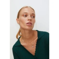 Oliver Bonas Nyla Natural Enamel Bead & Pearl Drop Layered Chain Necklace -Oliver Bonas Shop unnamed file 1604