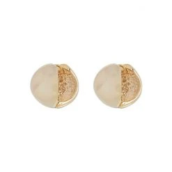 Oliver Bonas Gold Avisa Circle Hoop Earrings