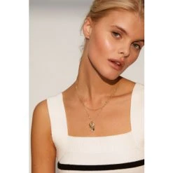 Oliver Bonas Gold Athena Heart And Beaded Charms Layered Chain Necklace -Oliver Bonas Shop unnamed file 1610