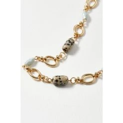 Oliver Bonas Natural Alaia Speckled Stone And Bead Chain Necklace -Oliver Bonas Shop unnamed file 1614