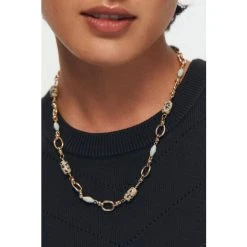 Oliver Bonas Natural Alaia Speckled Stone And Bead Chain Necklace -Oliver Bonas Shop unnamed file 1617
