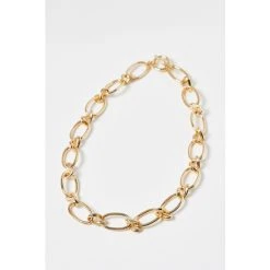 Oliver Bonas Gold Galia Chunky Chain T Bar Collar Necklace -Oliver Bonas Shop unnamed file 1626