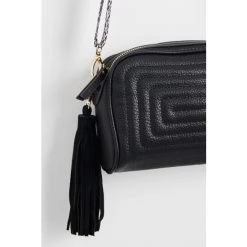 Oliver Bonas Black Mindy Puff Animal Print Cross-Body Bag -Oliver Bonas Shop unnamed file 1668