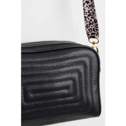Oliver Bonas Black Mindy Puff Animal Print Cross-Body Bag -Oliver Bonas Shop unnamed file 1669