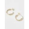 Oliver Bonas Gold Tone Arley Twist Plated Hoop Earrings -Oliver Bonas Shop unnamed file 167
