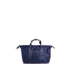 Oliver Bonas Blue Synita Slouch Holdall Weekend Bag