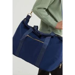 Oliver Bonas Blue Synita Slouch Holdall Weekend Bag -Oliver Bonas Shop unnamed file 1686