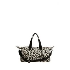 Oliver Bonas Laurie Leopard Jacquard Weekend Bag