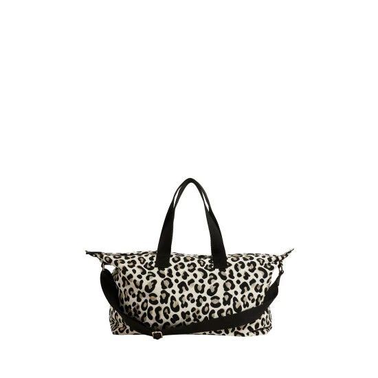 Oliver Bonas Laurie Leopard Jacquard Weekend Bag 3 Oliver Bonas Laurie Leopard Jacquard Weekend Bag
