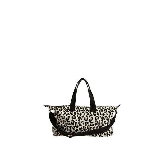 Oliver Bonas Laurie Leopard Jacquard Weekend Bag 9 Oliver Bonas Laurie Leopard Jacquard Weekend Bag - Image 7