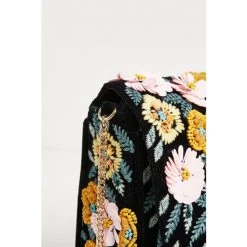 Oliver Bonas Black Spring Scene Floral Yellow & Black Clutch Bag -Oliver Bonas Shop unnamed file 1716