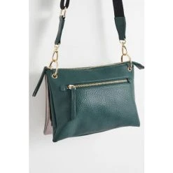Oliver Bonas Green Laurie Triple Pocket & Metallic Cross-Body Bag 13 Oliver Bonas Green Laurie Triple Pocket & Metallic Cross-Body Bag -Oliver Bonas Shop unnamed file 1746