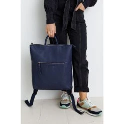 Oliver Bonas Large Blue Alfa Slim Backpack -Oliver Bonas Shop unnamed file 1770