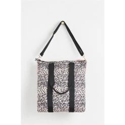 Oliver Bonas Leopard Print Front Pocket Black Tote Bag -Oliver Bonas Shop unnamed file 1782