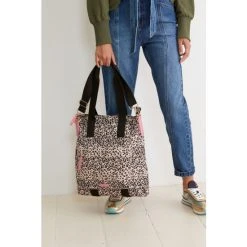 Oliver Bonas Leopard Print Front Pocket Black Tote Bag -Oliver Bonas Shop unnamed file 1786
