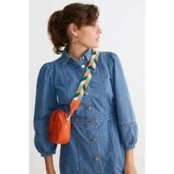 Oliver Bonas Green Chevron Graphic Green Bag -Oliver Bonas Shop unnamed file 1793