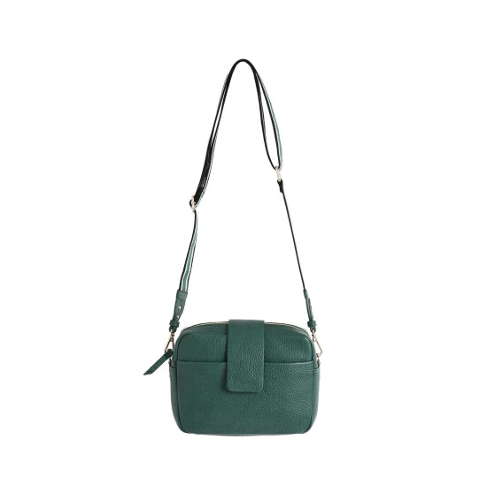 Oliver Bonas Eve Stripe Teal Green Camera Cross-Body Bag 3 Oliver Bonas Eve Stripe Teal Green Camera Cross-Body Bag