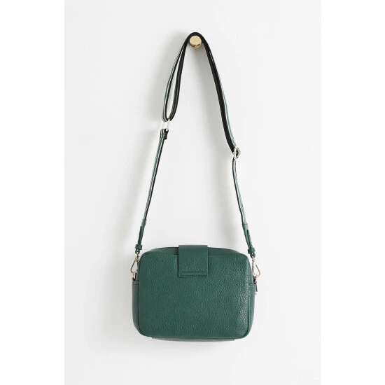 Oliver Bonas Eve Stripe Teal Green Camera Cross-Body Bag 4 Oliver Bonas Eve Stripe Teal Green Camera Cross-Body Bag - Image 2