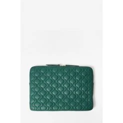 Oliver Bonas Green 60s Curved Stitch Laptop Case -Oliver Bonas Shop unnamed file 1821