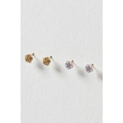 Oliver Bonas Aryan Natural Tiny Flowers Stud Earrings 2 Pack -Oliver Bonas Shop unnamed file 187