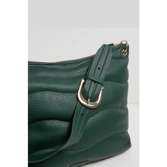 Oliver Bonas Green Wave Stitch Green Tote Bag 6 Oliver Bonas Green Wave Stitch Green Tote Bag - Image 4