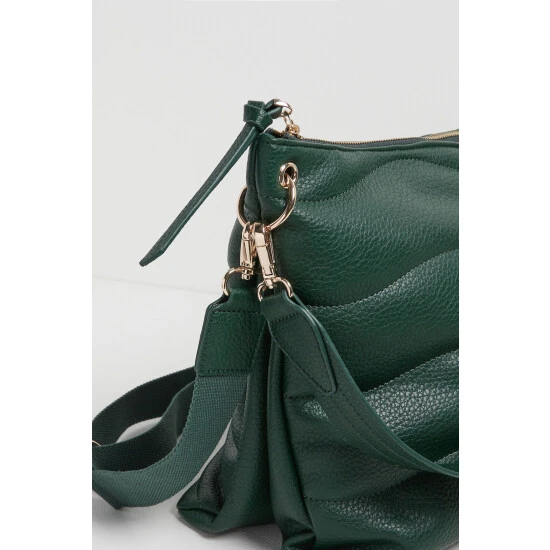 Oliver Bonas Green Wave Stitch Green Tote Bag 7 Oliver Bonas Green Wave Stitch Green Tote Bag - Image 5