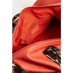 Oliver Bonas Hattie Orange Leopard Prin Holdall Weekend Bag -Oliver Bonas Shop unnamed file 1912