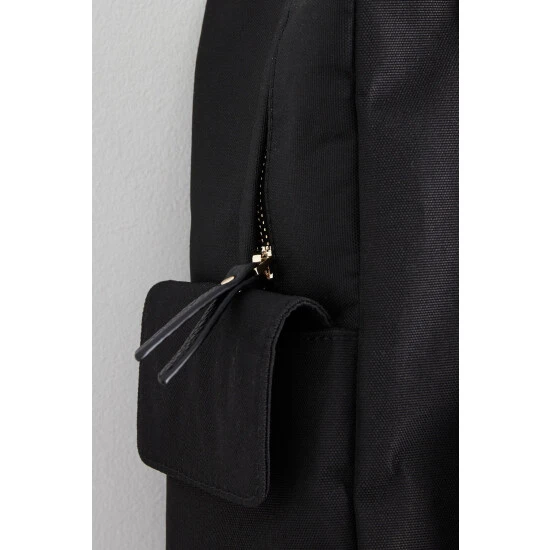 Oliver Bonas Black Olivia Zebra Print Black Backpack 7 Oliver Bonas Black Olivia Zebra Print Black Backpack - Image 5