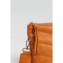 Oliver Bonas Orange Wave Stitch Cross-body Bag -Oliver Bonas Shop unnamed file 1945