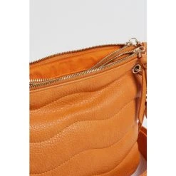 Oliver Bonas Orange Wave Stitch Cross-body Bag -Oliver Bonas Shop unnamed file 1947