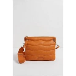 Oliver Bonas Orange Wave Stitch Cross-body Bag -Oliver Bonas Shop unnamed file 1949