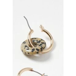 Oliver Bonas Natural Alaia Interlinked Hoop And Speckled Stone Hoop Earrings -Oliver Bonas Shop unnamed file 196