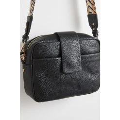 Oliver Bonas Eve Animal Print Webbing Black Camera Crossbody Bag -Oliver Bonas Shop unnamed file 1971