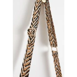 Oliver Bonas Eve Animal Print Webbing Black Camera Crossbody Bag -Oliver Bonas Shop unnamed file 1972