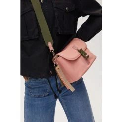 Oliver Bonas Pink Buckle Front Pink Cross-body Bag -Oliver Bonas Shop unnamed file 2004