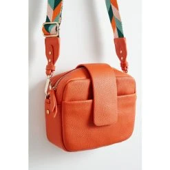 Oliver Bonas Orange Emilia Graphic Webbing Cross-Body Bag -Oliver Bonas Shop unnamed file 2033
