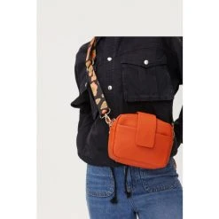 Oliver Bonas Orange Emilia Graphic Webbing Cross-Body Bag -Oliver Bonas Shop unnamed file 2036