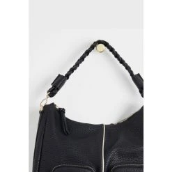 Oliver Bonas Black Mina Plait Strap Tote Bag -Oliver Bonas Shop unnamed file 2040