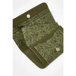 Oliver Bonas Green Zina Zebra Print Purse -Oliver Bonas Shop unnamed file 2046