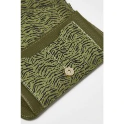 Oliver Bonas Green Zina Zebra Print Purse -Oliver Bonas Shop unnamed file 2047