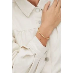 Oliver Bonas Gold Plated Bangle -Oliver Bonas Shop unnamed file 2065
