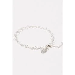 Oliver Bonas Silver Tone Carmine Heart Link Chain Double Row Bracelet -Oliver Bonas Shop unnamed file 2072