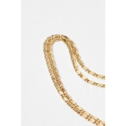 Oliver Bonas Gold Marina Twist T Bar Layered Chain Bracelet -Oliver Bonas Shop unnamed file 2082