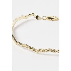 Oliver Bonas Gold Cordelia Multi Flower Casting Curved Lines Gold Plated Bangle -Oliver Bonas Shop unnamed file 2092