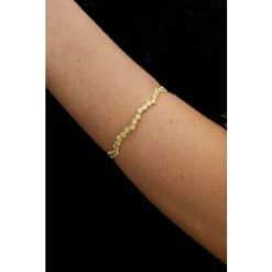 Oliver Bonas Gold Cordelia Multi Flower Casting Curved Lines Gold Plated Bangle -Oliver Bonas Shop unnamed file 2094