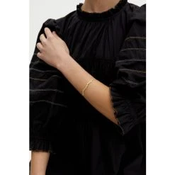 Oliver Bonas Gold Cordelia Multi Flower Casting Curved Lines Gold Plated Bangle -Oliver Bonas Shop unnamed file 2095