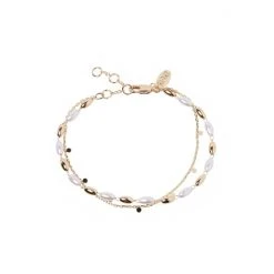 Oliver Bonas Elle Natural Layered Bracelet