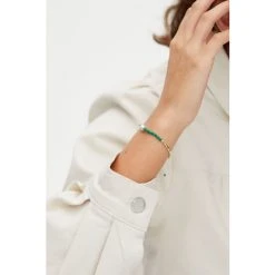 Oliver Bonas Green Geila Beaded Jade And Pearl Gold Plated Chain Bracelet -Oliver Bonas Shop unnamed file 2118